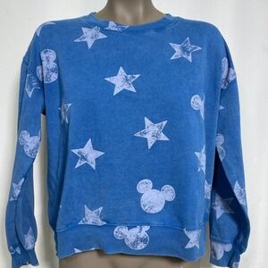 Disney Parks Mickey Mouse Icon Americana Sweatshirt Women's SMALL